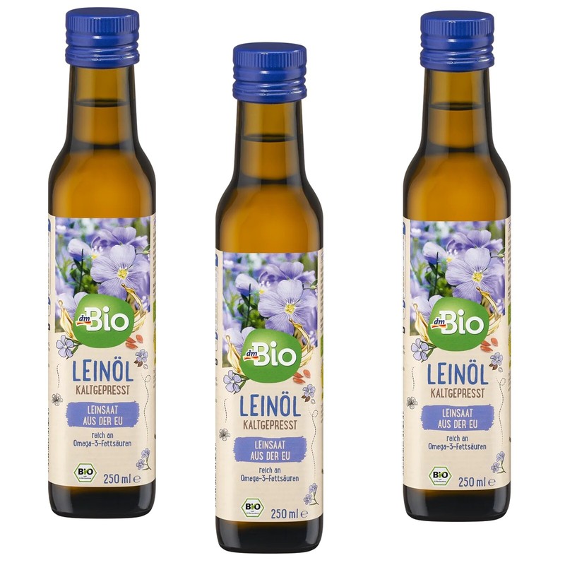6x 8.5oz DM Organic Linseed Oil,Cold-Pressed Gluten Free Lactose-Free,No Aroma gallery