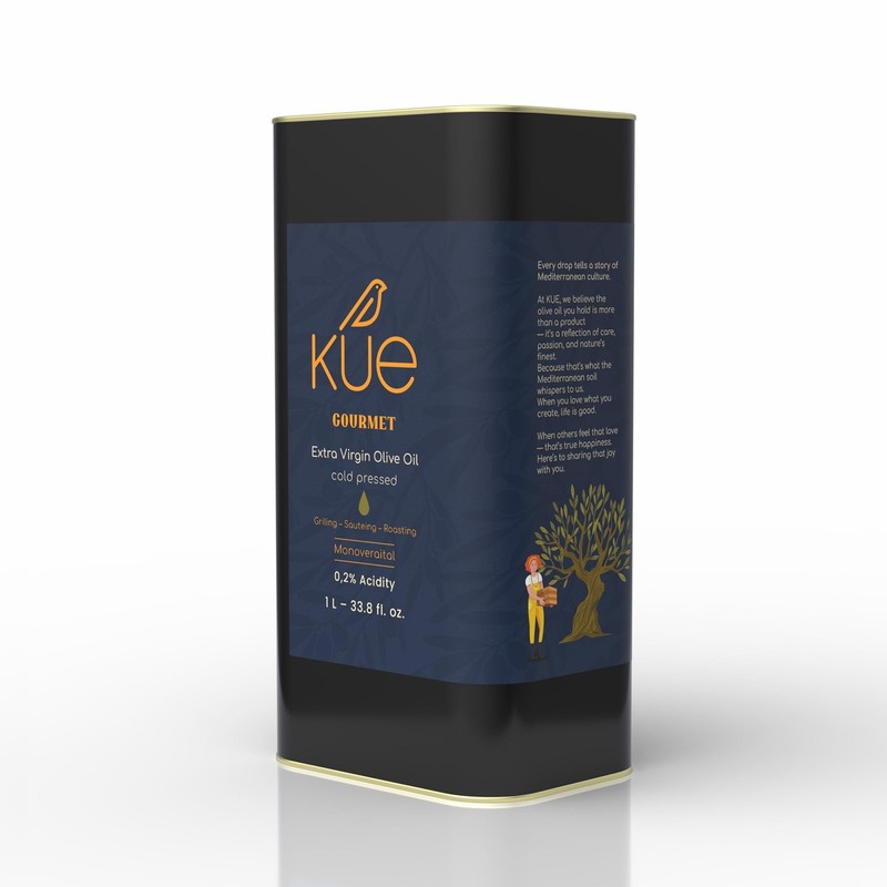 Kue Gourmet Extra Virgin Olive Oil Cold Pressed - 33.8 Fl. Oz