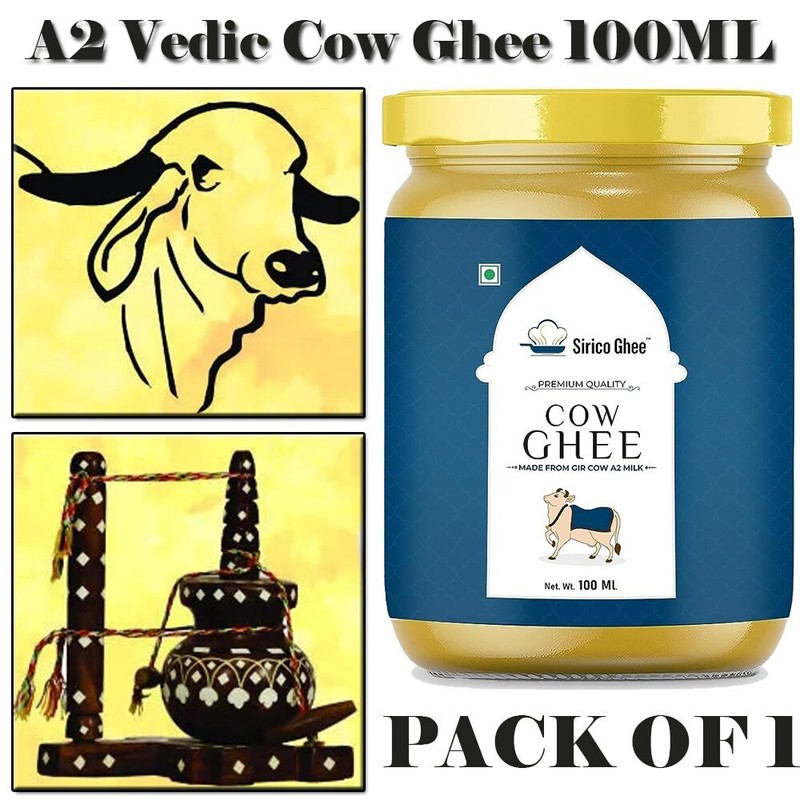 Pure A2 Desi Cow Ghee(100gm) Made from grass-fed free grazing desi cows’ milk