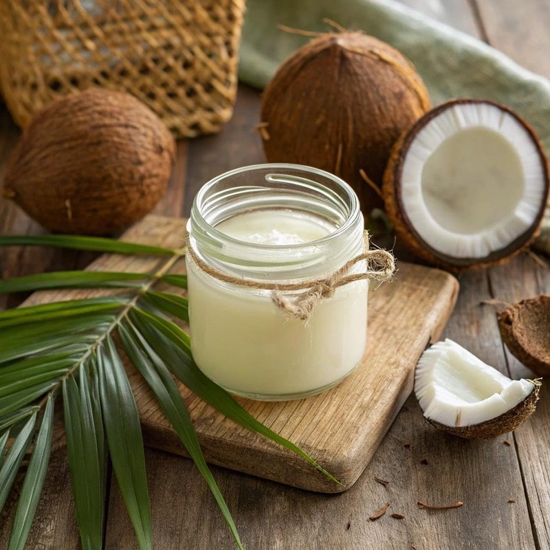 Luxurious Organic Virgin Coconut Oil 15oz - Cold-Pressed, Versatile & Nourishing gallery