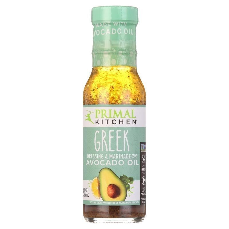 Greek Vinaigrette Marinade Organic Avocado Oil No Sugar Gluten Free 8 Fl Oz New