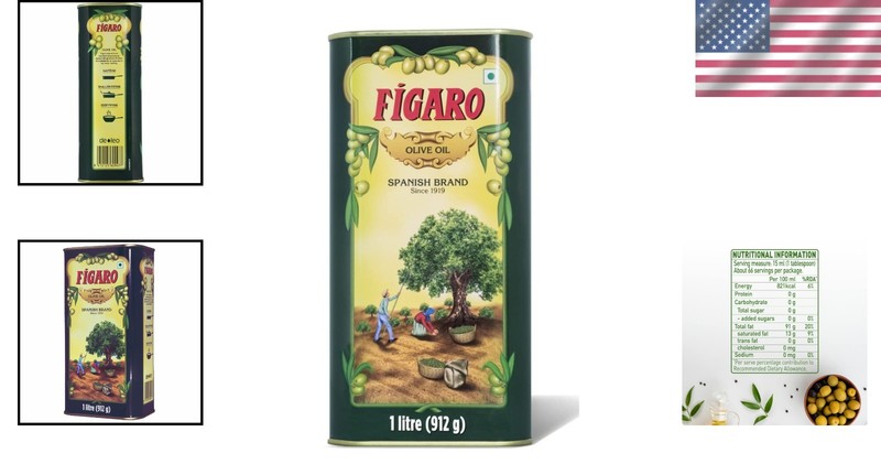 Figaro High-Quality Olive Oil 1000ml - Perfect for Mediterranean Cuisine gallery