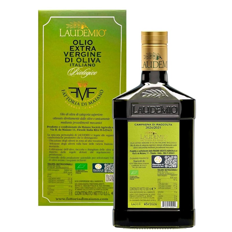 Sanniti Laudemio Organic Extra Virgin Olive Oil Fattoria di Maiano, Gold Award gallery