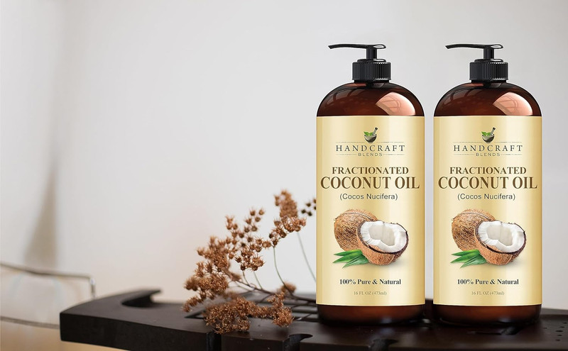 Fractionated Coconut Oil - 16 Fl Oz - 100% Pure and Natural - Premium Grade Carr gallery