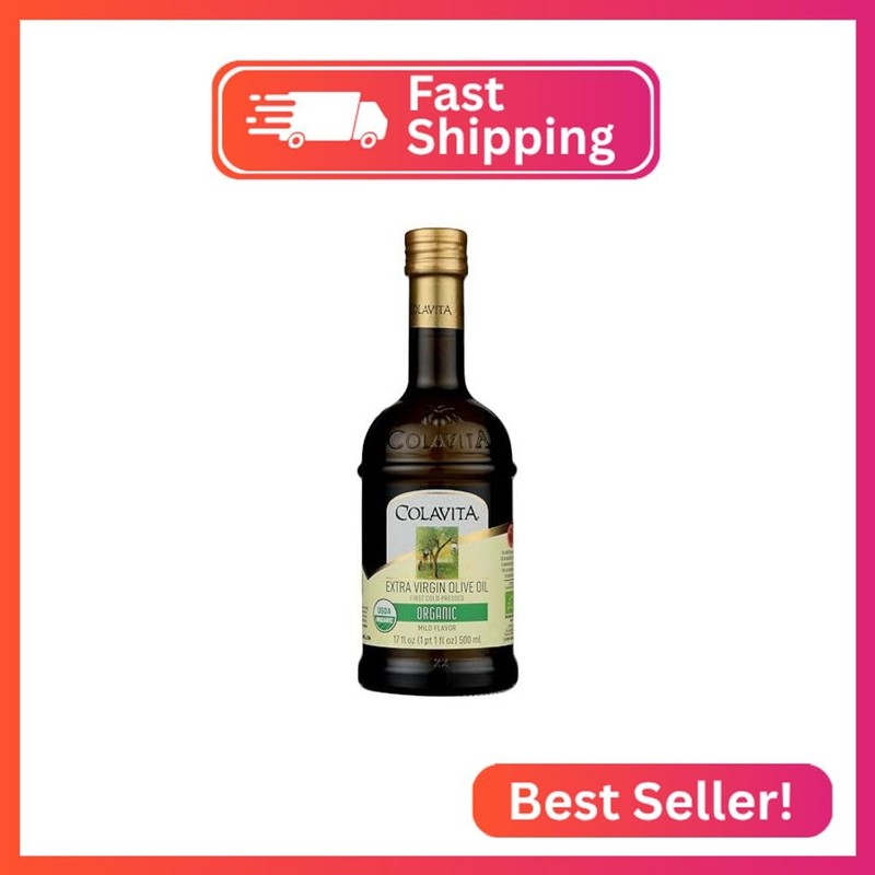 Colavita 100% Organic Extra Virgin Olive Oil 17 oz