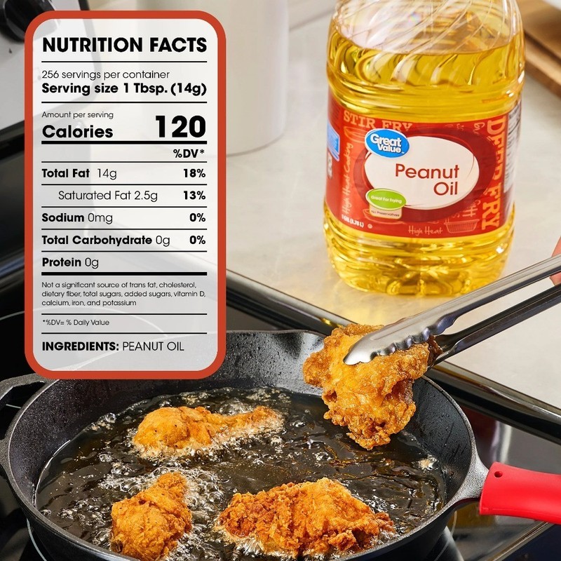 Pure Peanut Oil for Cooking, Heart-Healthy, All-Purpose, 1 Gallon Bottle gallery