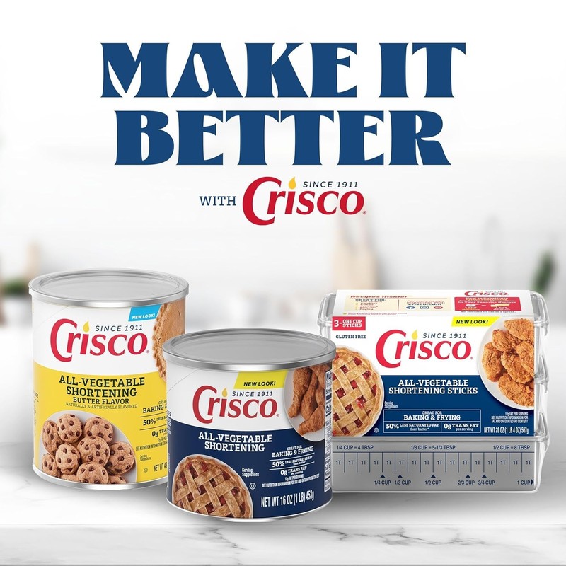Crisco All-Vegetable Shortening, 16 oz gallery