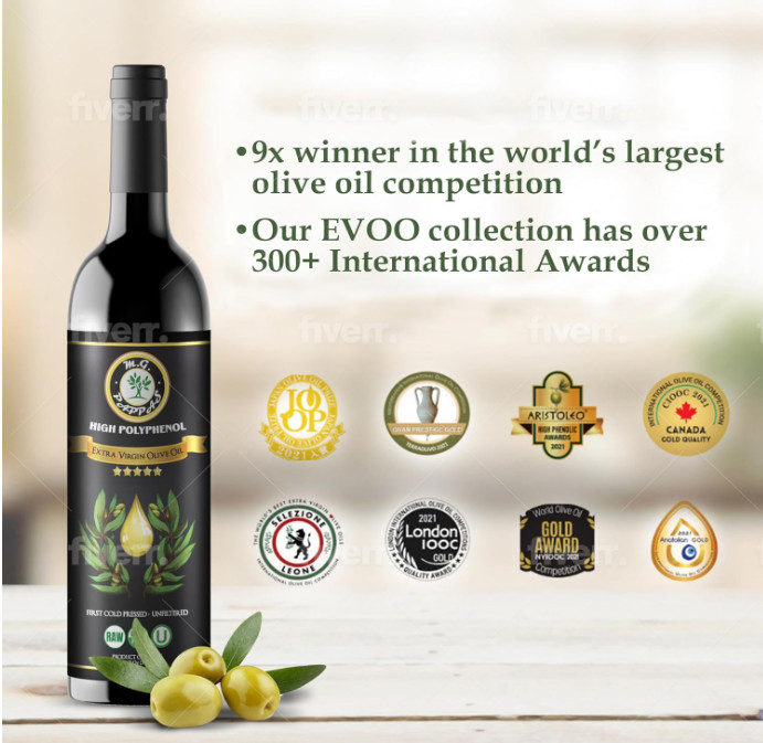 High Polyphenol Rich Olive Oil - New Harvest - Extra Virgin Olive Oil Polyphenol gallery