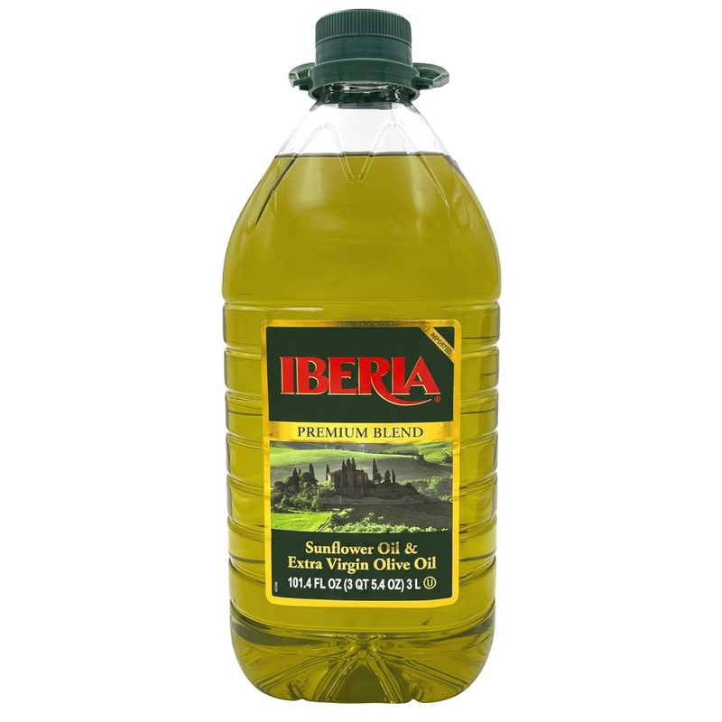 Iberia Sunflower & Extra Virgin Olive Oil Blend, 3 Liter