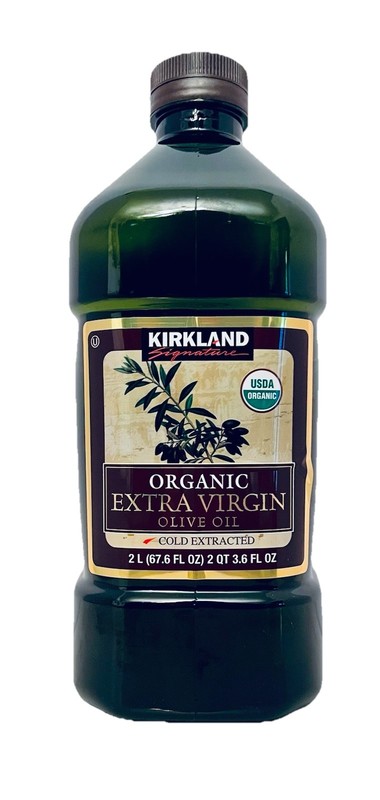 Kirkland Organic Extra Virgin Olive Oil 2L Cold Extracted USDA Organic