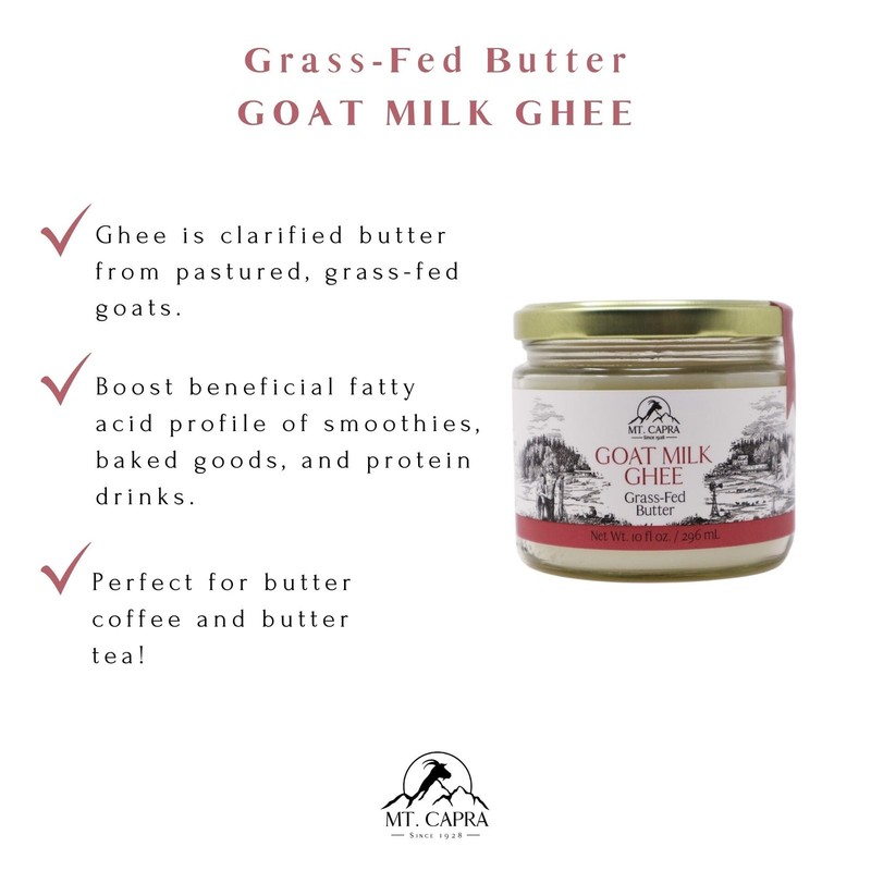 Mt. Capra Goat Milk Ghee | GrassFed Clarified Butter High in MCT Oil Perfect ... gallery