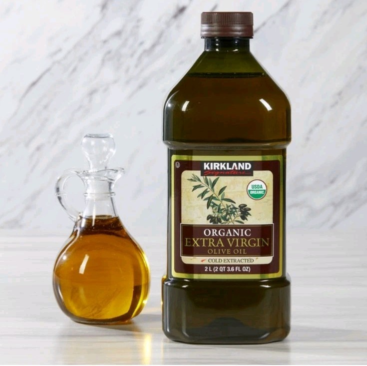 Olive Oil Organic Extra Virgin Cold Pressed 2 Pack 4L Total Kirkland Signature gallery