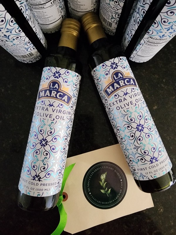 “LA MARCA” EXTRA-VIRGIN OLIVE OIL 2X 17FL OZ./500ML FIRST COLD-PRESS (TURKEY)
