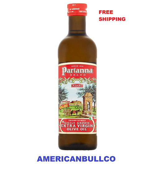 Partanna Asaro Sicily Grown Extra Virgin Olive Oil – 25.5 fl oz (Cold Pressed)