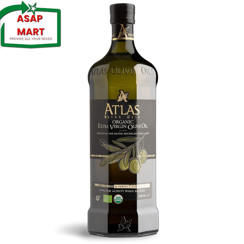 Atlas 1 LT Cold Press Extra Virgin Olive Oil with Polyphenol Rich from Morocco |