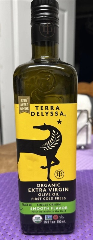 Terra Delyssa Organic Extra Virgin Olive Oil First Cold Press