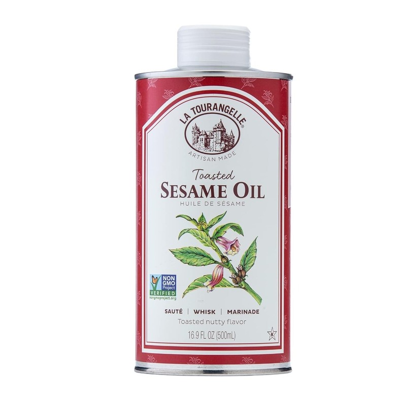 La Tourangelle Toasted Sesame Oil 16.9 Fl Oz – Perfect for Stir-Fry, Noodles