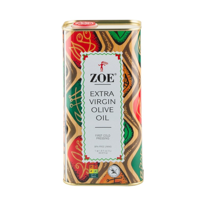 ZOE Extra Virgin Olive Oil, 1-Liter Tins (Pack of 2) Pack 2 gallery