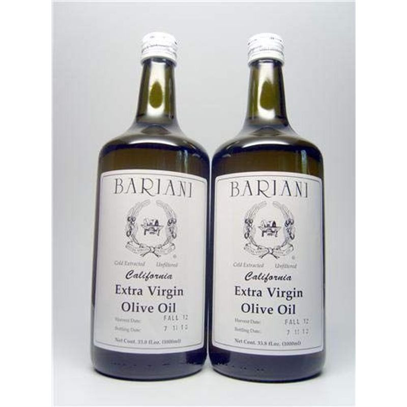 Bariani California Extra Virgin Olive Oil – 2X 1 Liter 33.8 Fl Oz (Pack of 1)