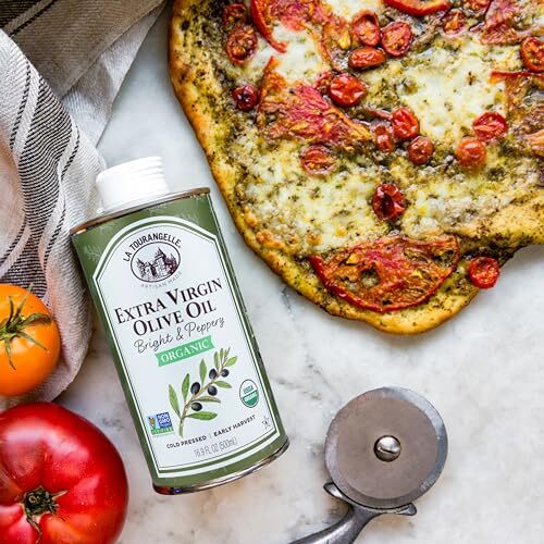 La Tourangelle Organic Extra Virgin Olive Oil Cold-Pressed High Antioxidant P... gallery