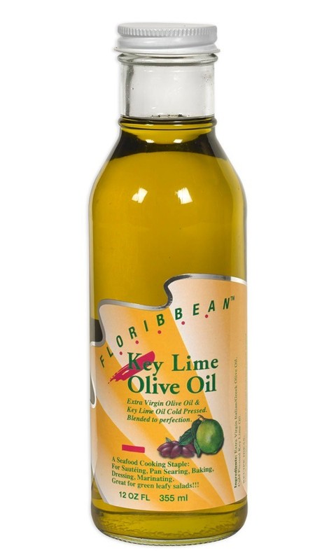 FLORIBBEAN Key Lime Olive Oil with Extra Virgin Olive Oil and Key Lime Oil 12 oz