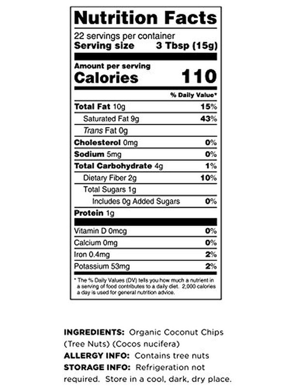 Terrasoul Superfoods Organic Toasted Coconut Chips, 1.5 Lbs - Unsweetened | Unsa gallery