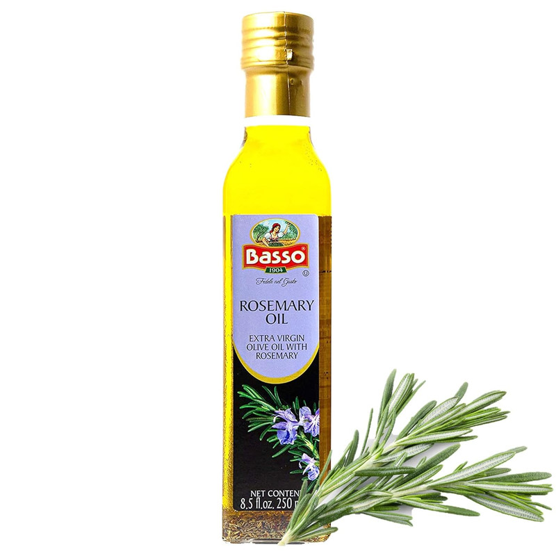 BASSO 1904 – Rosemary Oil, Infused Premium Extra Virgin Olive Oil, 8.5 Fl Oz (25