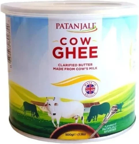 100% Pure Patanjali Cow Ghee 500g , 1kg and 2kg .