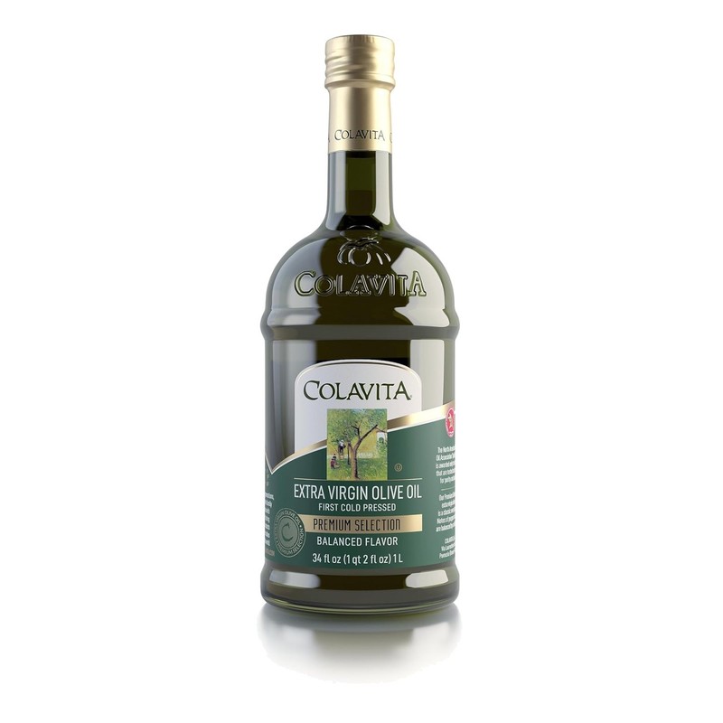 Versatile Extra Virgin Olive Oil, 34 oz Glass Bottle – Perfect for All Cuisines