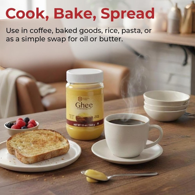 Ghee, Clarified Butter, Lactose & Casein Free Cooking Oil, Keto & Paleo Frien... gallery