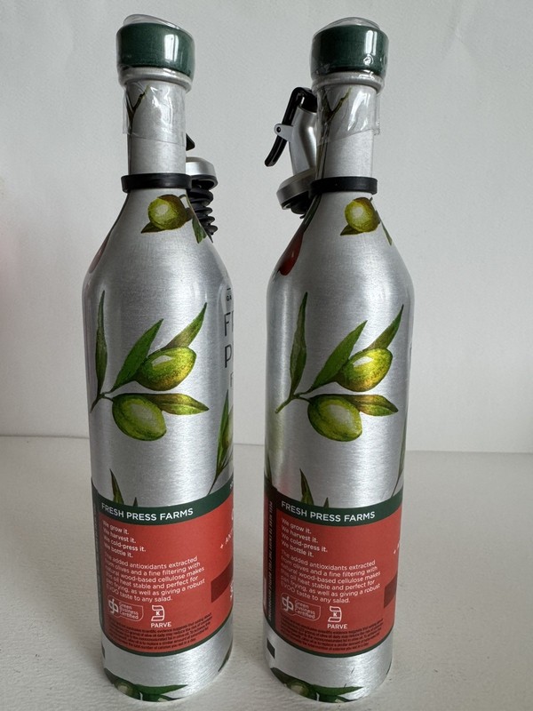2x Cold Pressed Extra Virgin Olive Oil, 16.4 Fl Oz, Non-GMO, Keto, Paleo, Gluten gallery