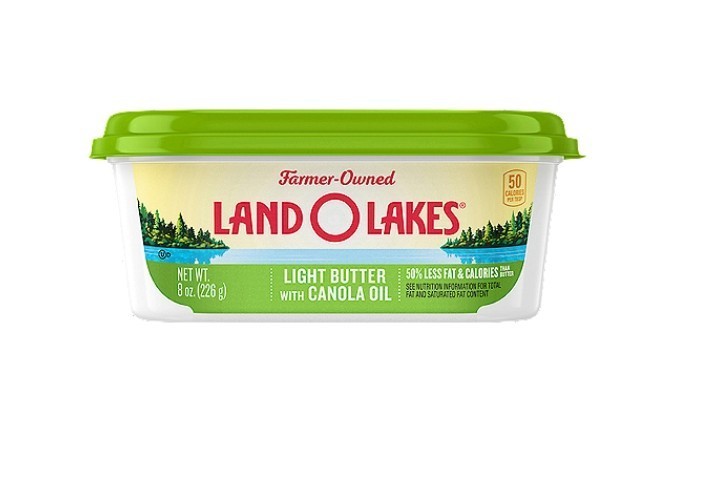 Land O Lakes Light Butter Spread With Canola Oil 3 Pack 8oz Tubs Easy Spread