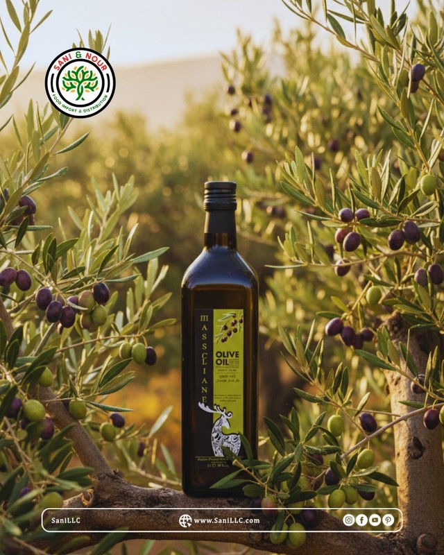 Masclianae Extra Virgin Olive Oil, Tunisian, First Cold Pressed, 1 Liter gallery