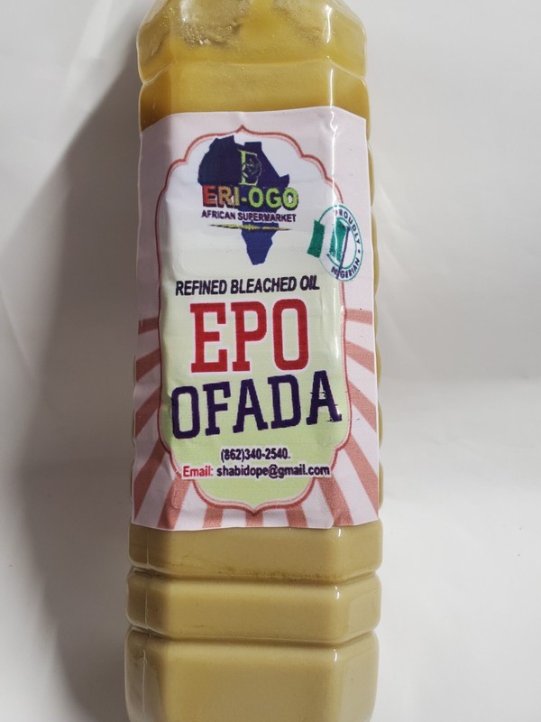 Bleached palm oil/Epo Ofada/Designer stew oil/Palm oil 1ltr/2.2lbs