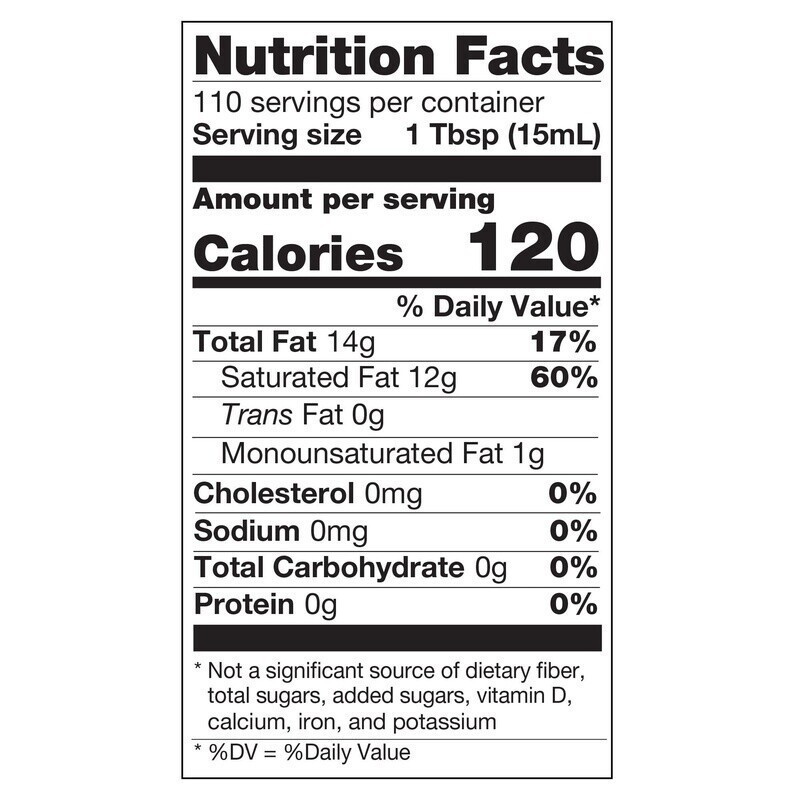 Refined Organic Coconut Oil Non GMO Gluten Free Cooking Oil 56ozcholesterol Free gallery