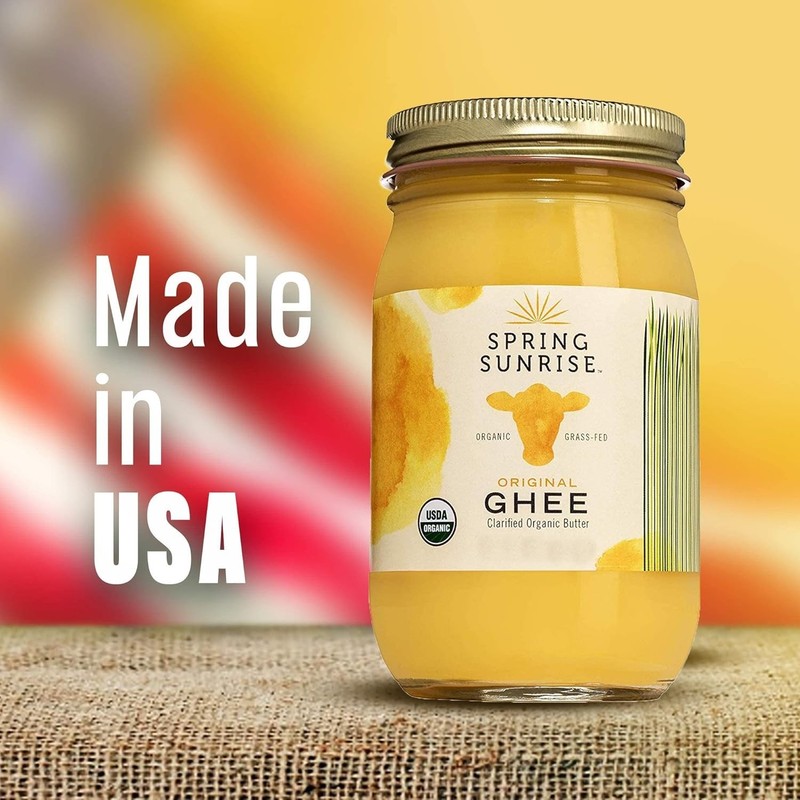 Keto & Paleo Friendly Organic Ghee 16 oz - Sustainably Sourced Clarified Butter gallery