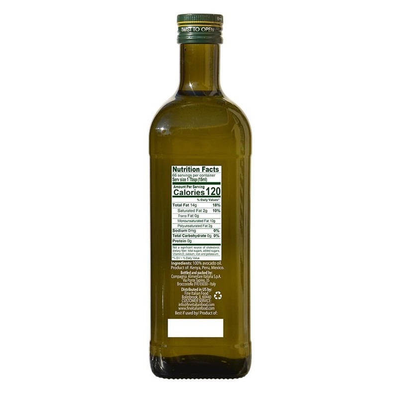 Mantova Avocado Oil 34oz 100% Pure All Purpose Cooking Keto Friendly gallery