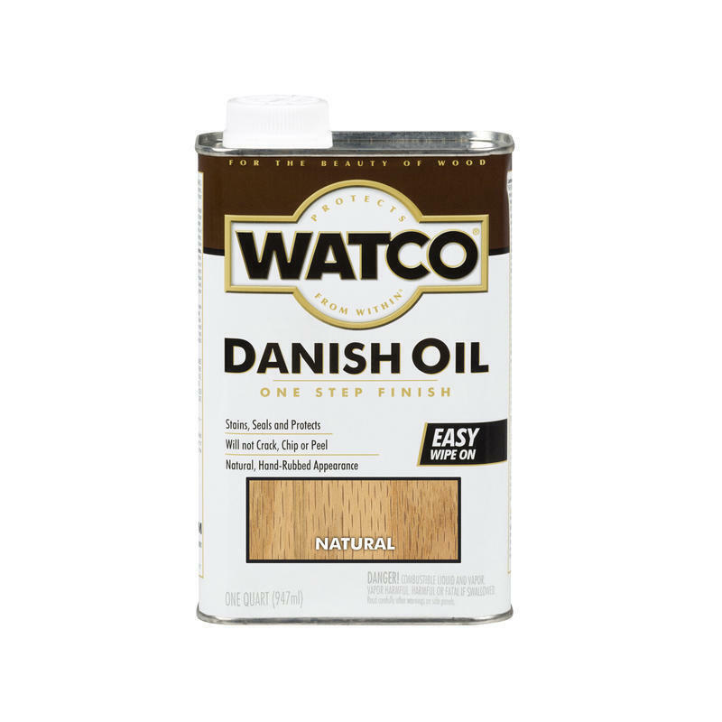 WATCO Transparent Natural Oil-Based Danish Oil (Case of 4)