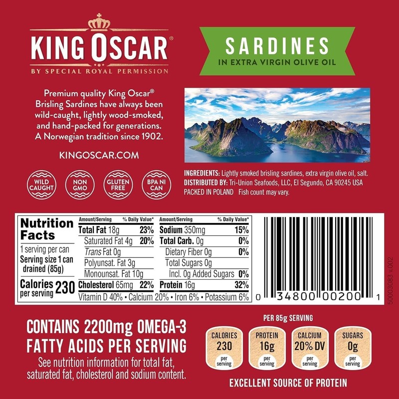 Small Brisling Sardines in Extra Virgin Olive Oil gallery