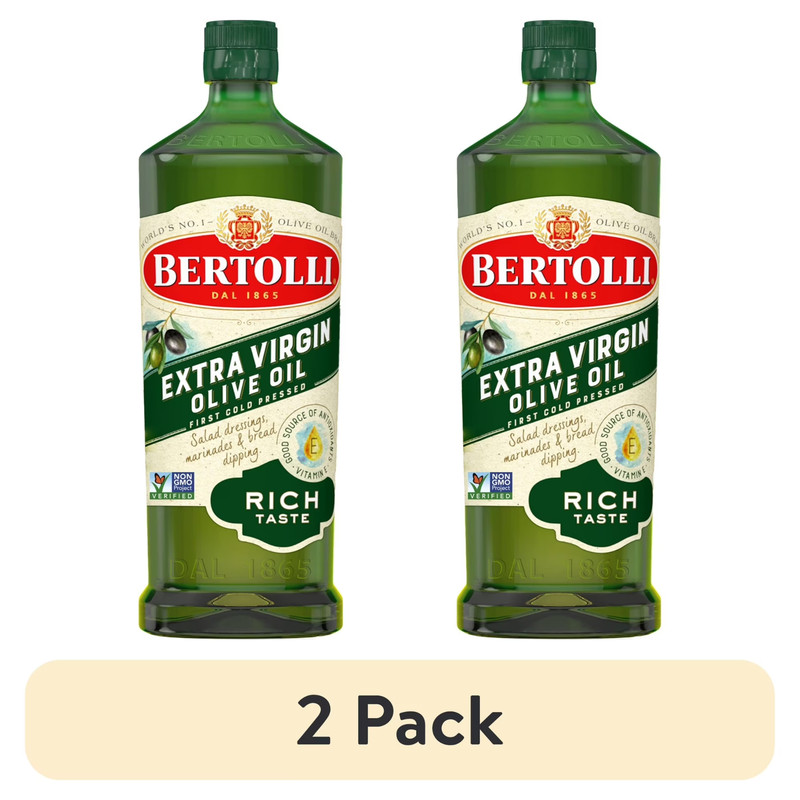 Bertolli Extra Virgin Olive Oil, Rich Taste, 25.4 fl oz (2 Pack)