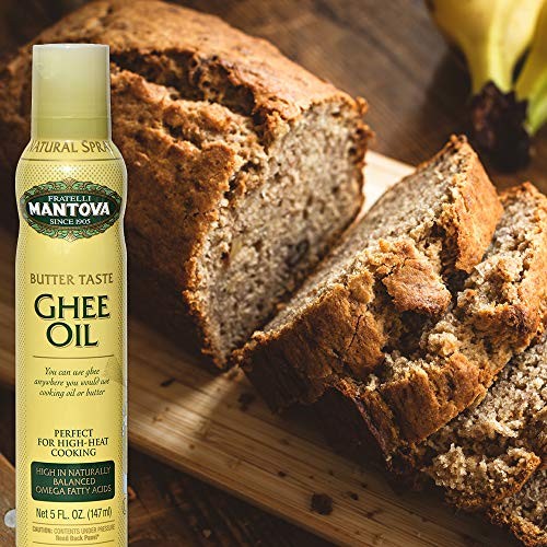 Mantova Ghee Oil Spray 5 Fl Oz Pack of 6 Natural Cooking Spray Gluten Free gallery