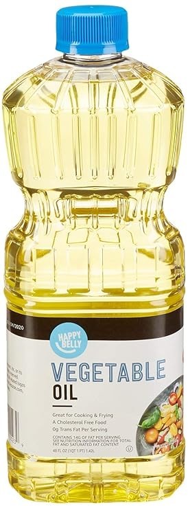 Happy Belly Soybean Vegetable Oil, 48 fl oz (Pack of 1)