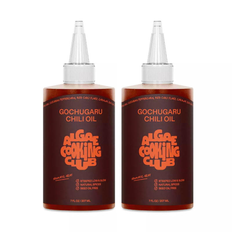 Algae Cooking Club Gochugaru Chili Oil 7 fl oz (pack of 2)