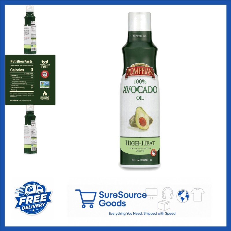 100% Avocado Oil Cooking Spray 5 Fl Oz No Propellants for Stir Fry Grilling
