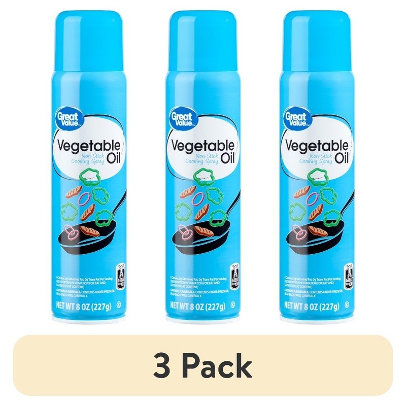 (3 pack) Original Cooking Spray, 8 oz
