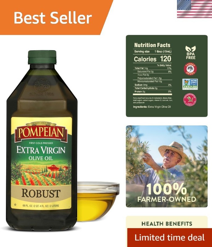 Brand New Robust Extra Virgin Olive Oil 68 Fl Oz