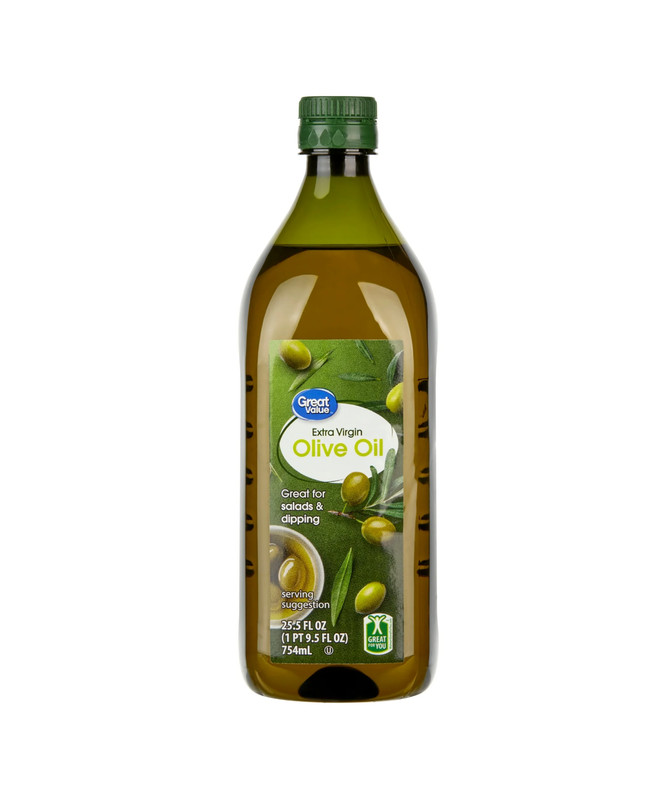 Great Value: 100% Extra Virgin Olive Oil, 25.5 fl oz FREE & FAST SHIPPING