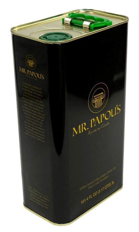Mr. Papou’s | Extra Virgin Olive Oil | First Cold Pressed | Family Owned 3 Liter