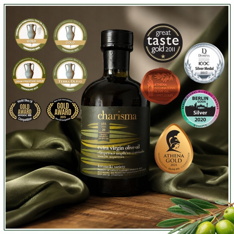 Vassilakis Estate Charisma Olive Oil Set 2x100ml Extra Virgin Olive Oil &... gallery