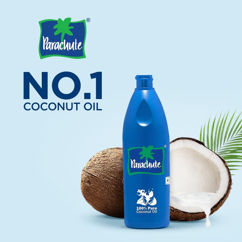 Parachute Coconut Oil| 100% Pure & Natural| Unrefined Coconut Oil| No Chemica... gallery